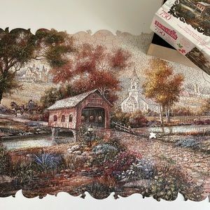 [ Borders 750 Piece Unique Cut Jigsaw Puzzle with Decorative Border ]